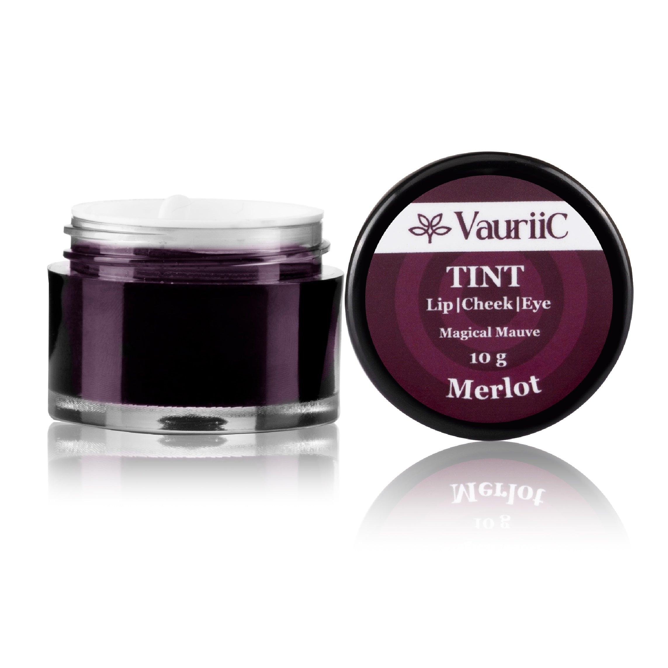 VauriiC Lip Tint Merlot for Lips, Cheeks and Eyes