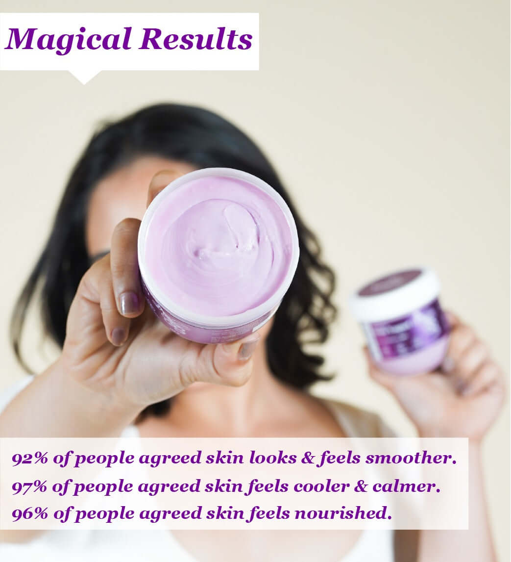 Blueberry Body Yogurt with Probiotics and Hyaluronic Acid | VauriiC Skincare