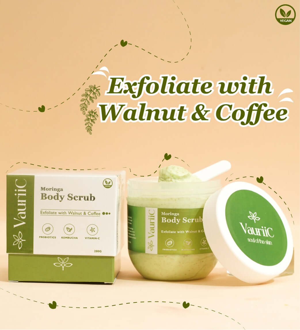 VauriiC Coffee and Walnut Body Scrub